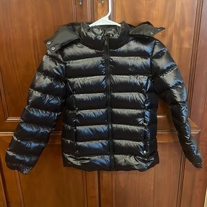 Black Ralph Lauren puffer jacket M (8-10)